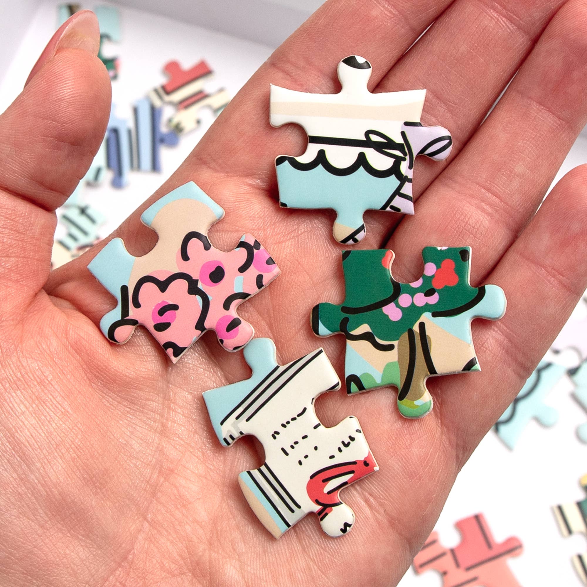 Pippi Post - Wholesale Puzzle - Kids - Little Women Map - 500 Piece Jigsaw Puzzle5