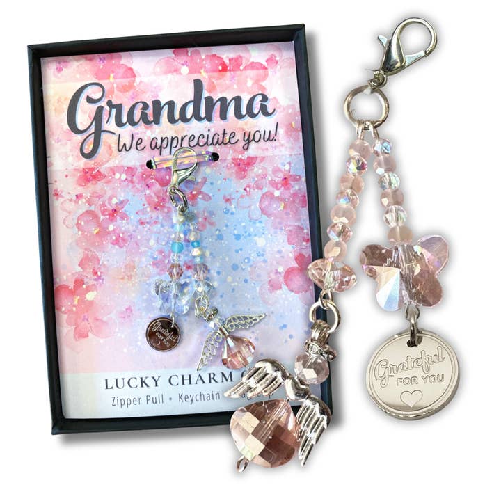 Keepsake Charm Clip - Grandma for wholesale by Stella Posh