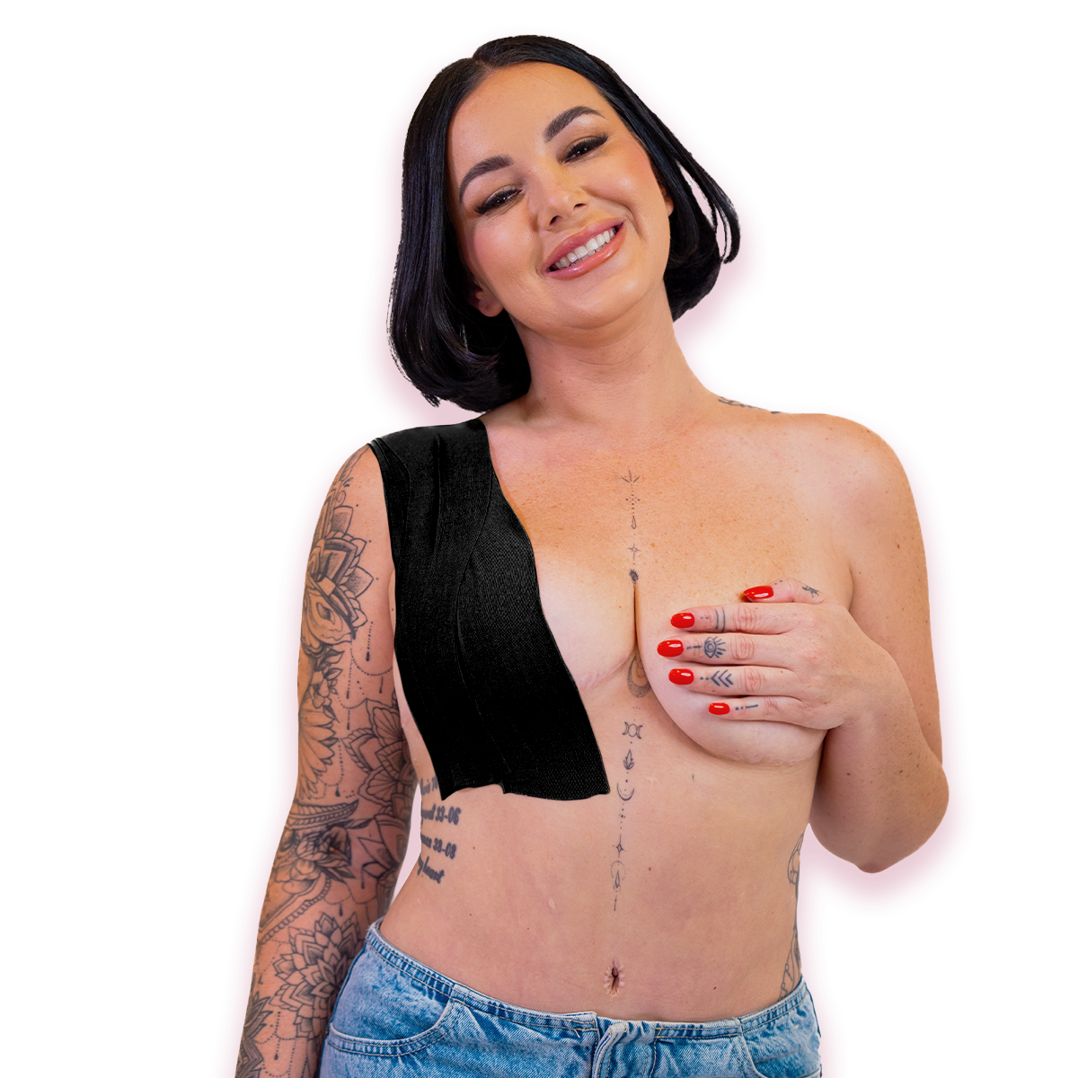 Booby Tape – wholesale Fashion/breast tape – Women’s – Booby Tape Extra Wide Black1