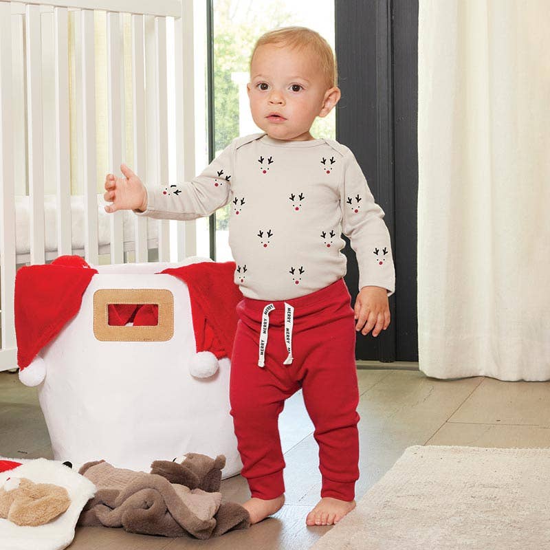 Stephan Baby by Creative Brands - Wholesale Bodysuit (Non-Footed) - Baby - Long Sleeve Snapshirt - My First Christmas 6-12 Mo4