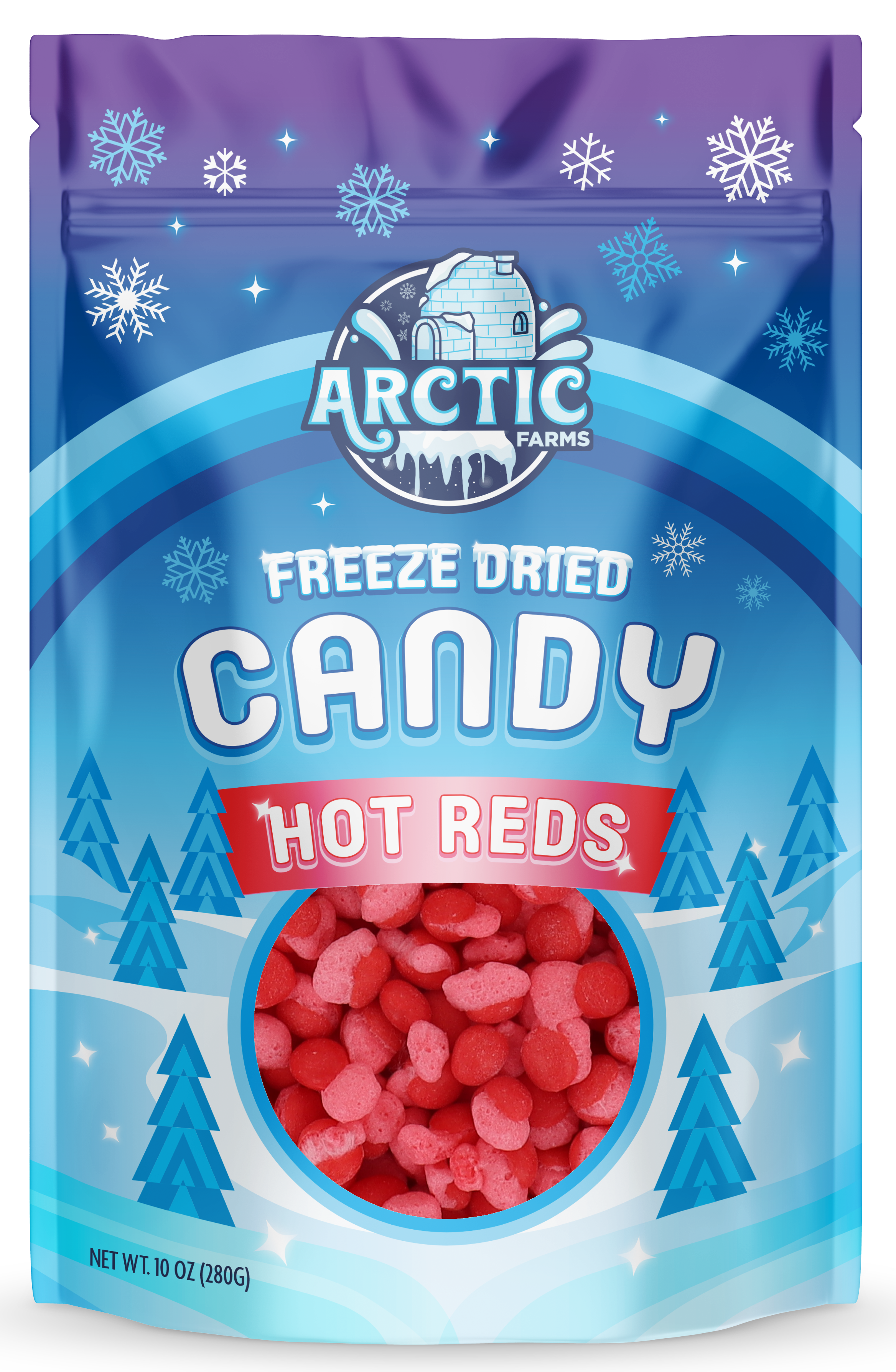Arctic Farms - Wholesale Hard Candy - Hot Reds On-the-Go Crunchy Freeze-Dried Candy for Halloween1