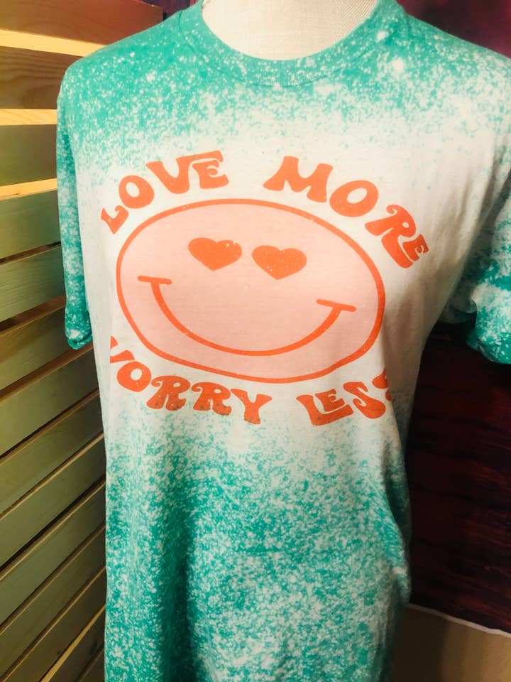 Love More Worry Less for wholesale by Dot Dots unique Creations
