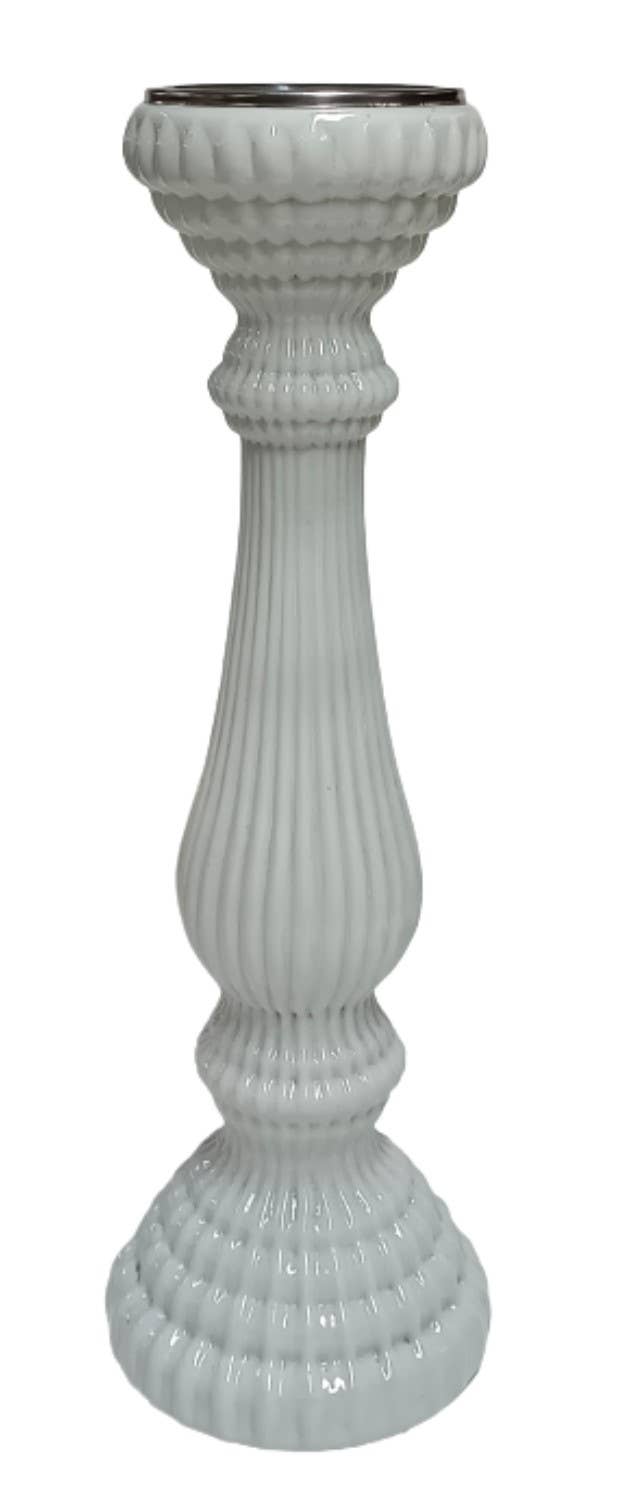 Indriya Home - Wholesale Candle Holder - Mouthblown Recycled Glass Candle Holders-2 sizes 
0