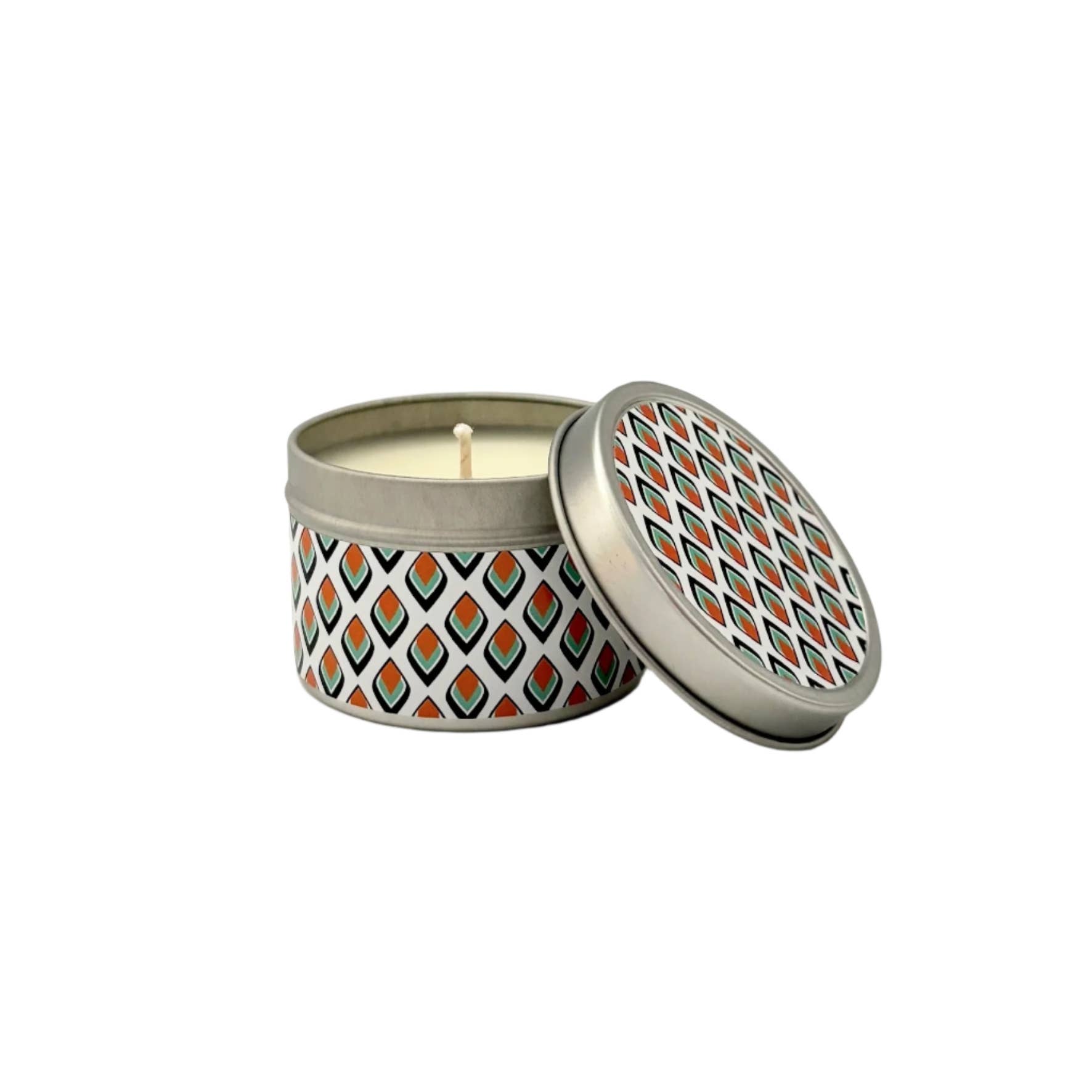 Mod Lounge Paper Company - Vendita all'ingrosso Candele da viaggio - Candela da viaggio moderna Teardrop Mini Mid-Century2