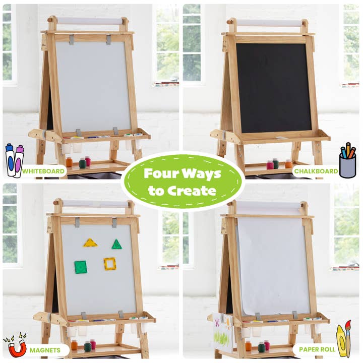 Little Partners - Wholesale Easel - Deluxe Learn and Play Art Center Easel