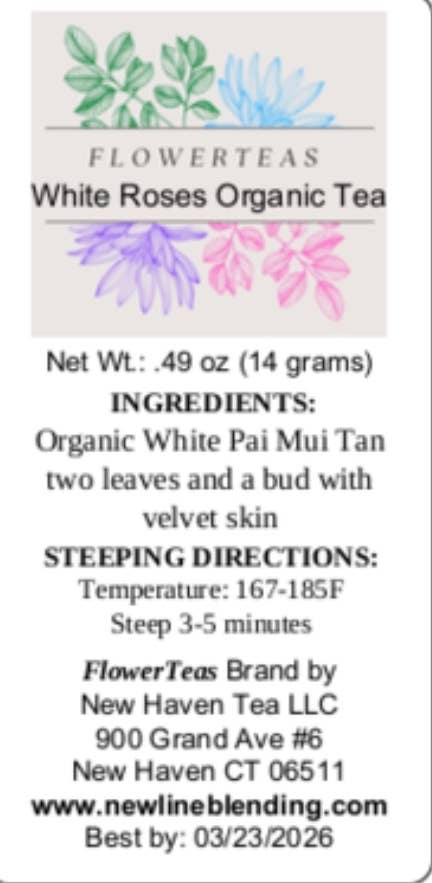 FlowerTeas – Engroshandel Løs te – Løsbladet te i løs vægt 1 lbs Kommerciel brygning Fødevareservice77