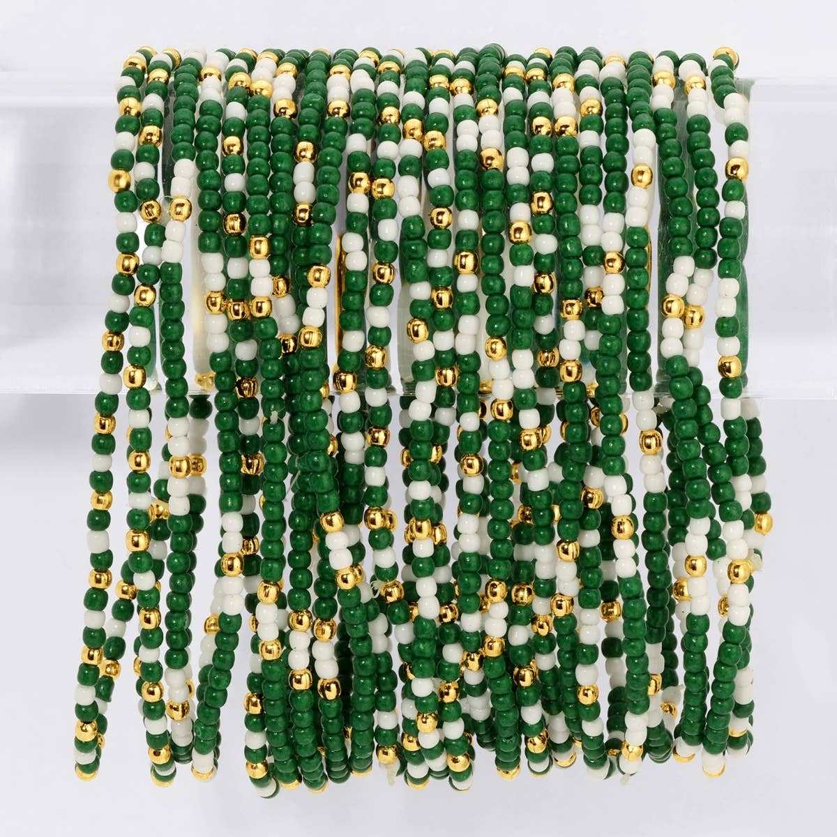 Splendid Iris - Wholesale Jewelry Set - Stretch Seed Bead GAME DAY Bracelets11