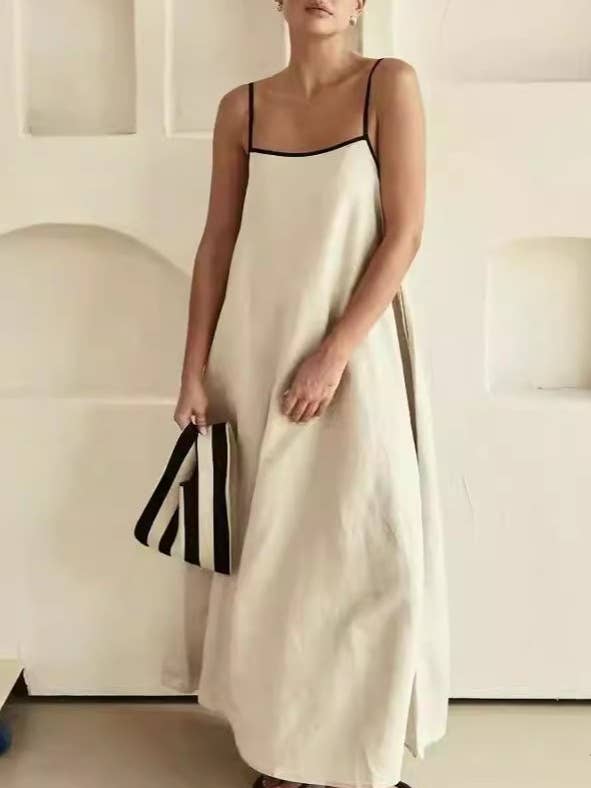 Rosa Clothing - Wholesale Dress - Women's - Minimalism chic vibe Spaghetti straps dress