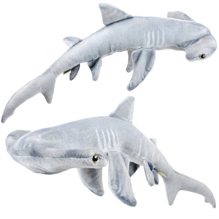 VIAHART Toy Co. - Wholesale Stuffed/Plush Toy - Kids & Baby - MC The Hammerhead Shark | 31 Inch Stuffed Animal Plush4