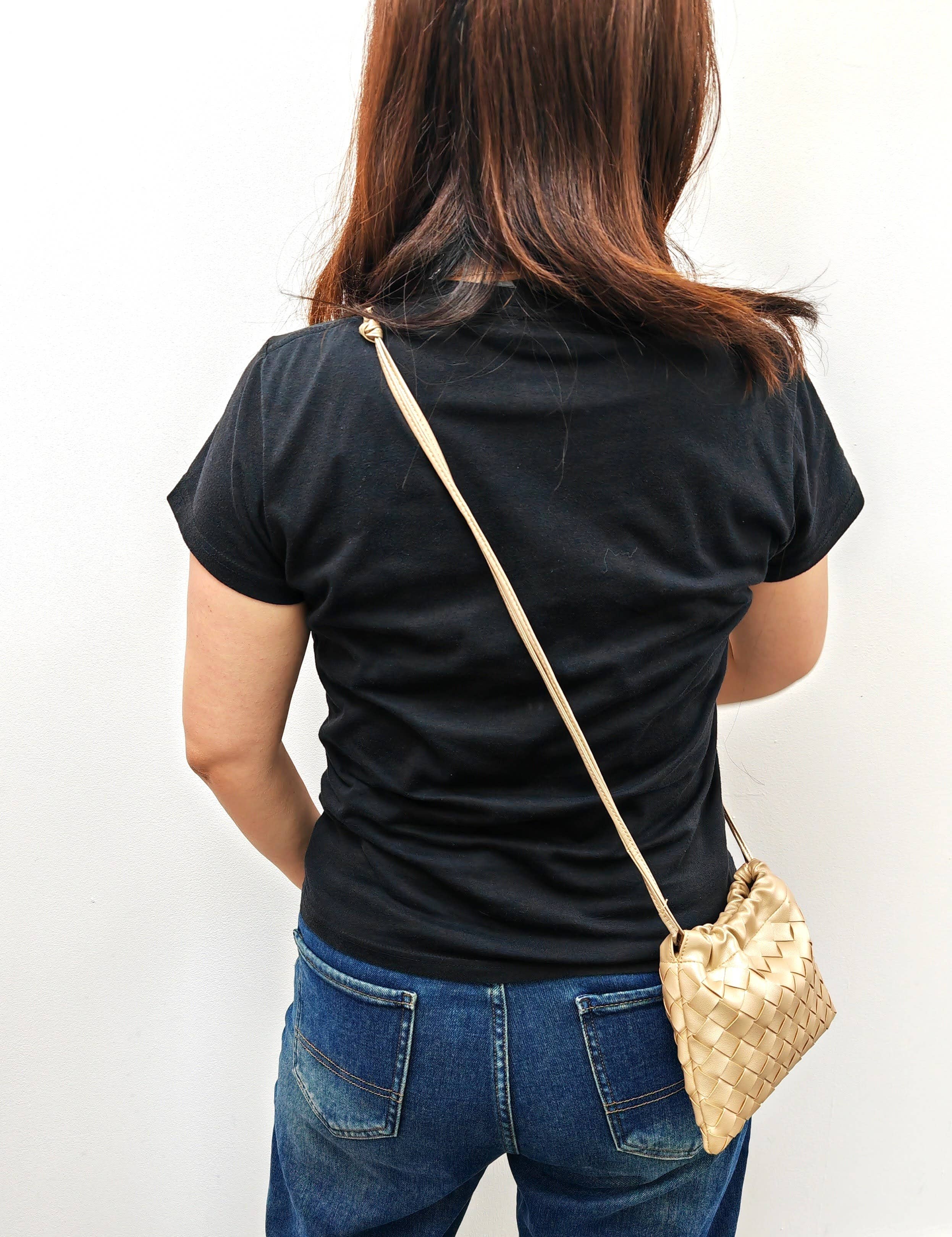 Superbia – wholesale Crossbody bag – Women's – Handmade Woven Premium Pu Mobile Bag Essential BagB21839