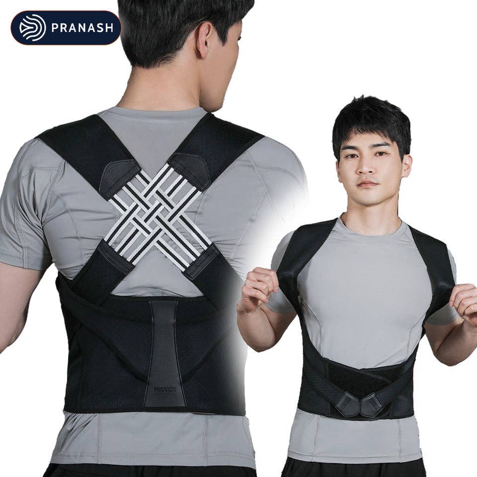 VIGOR - Wholesale Fitnessapparatuur - Houdingscorrector voor rug-, schouder- en rugondersteuning voor dames en heren0
