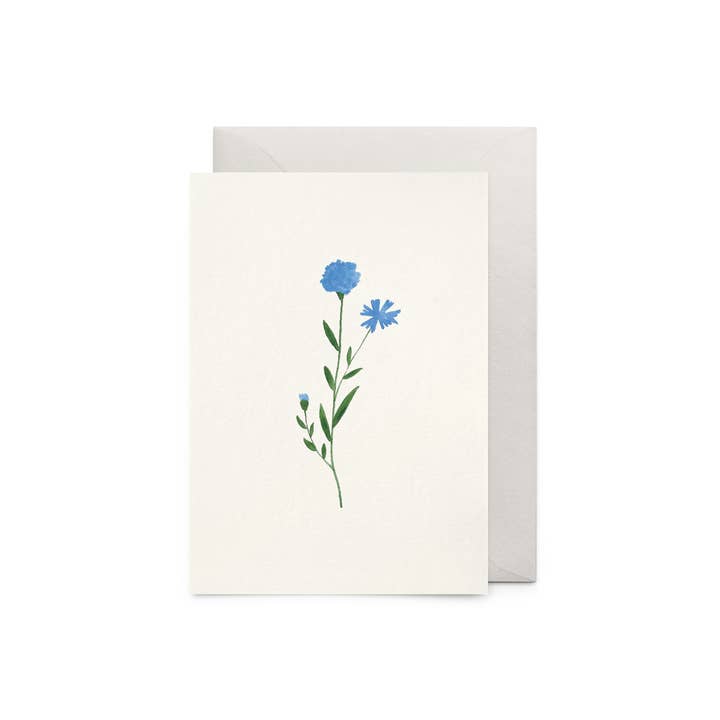 Bleuet Card for wholesale by Petit Gramme