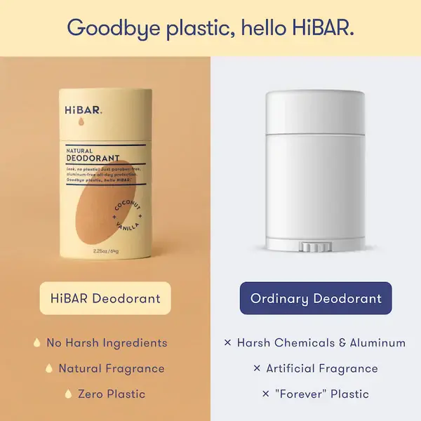 HiBAR - Wholesale Deodorant - Unisex - HiBAR Deodorant  Coconut + Vanilla 4