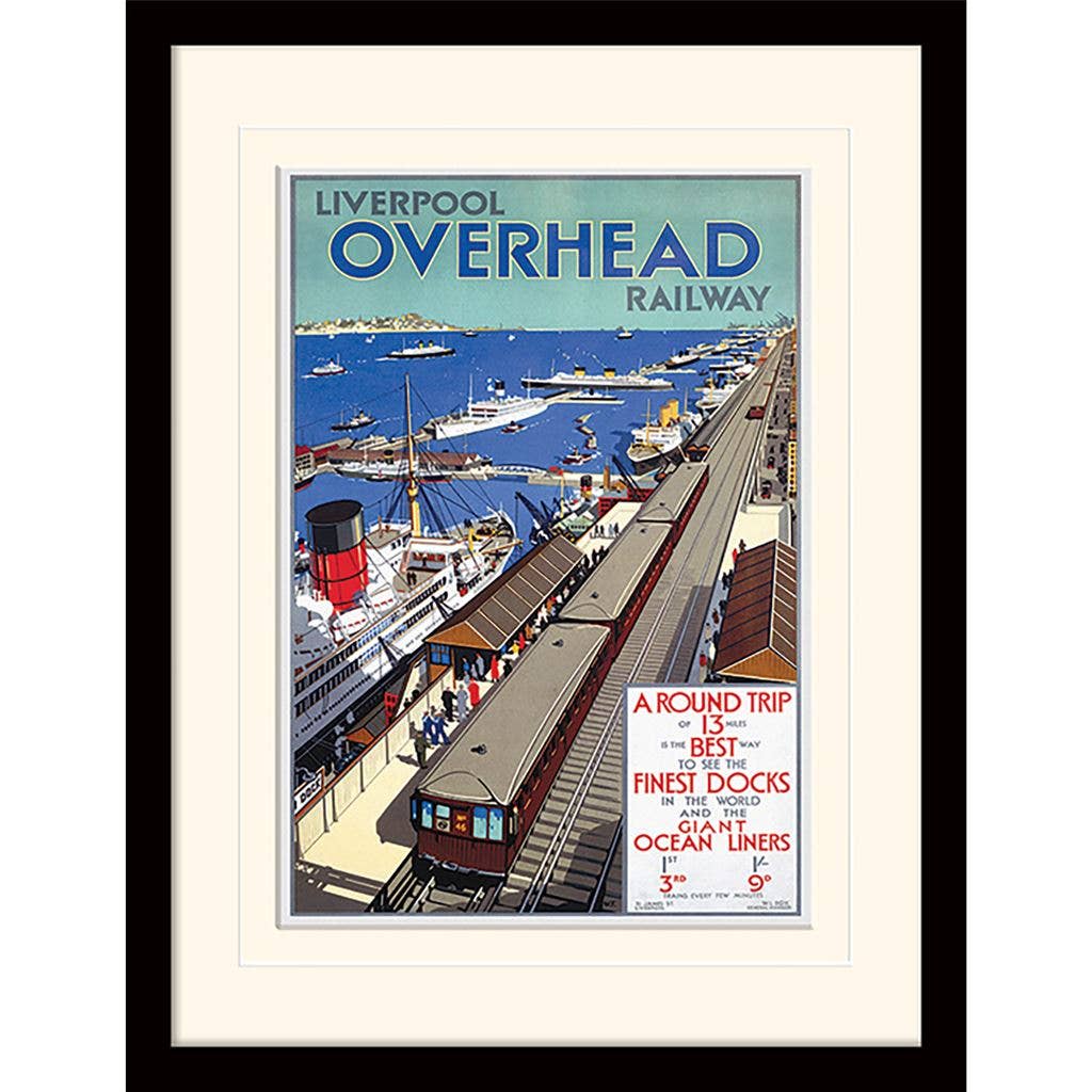 The Art Group – wholesale Art print – Liverpool (Overhead Railway 1923 by W.T.) Memorabilia1