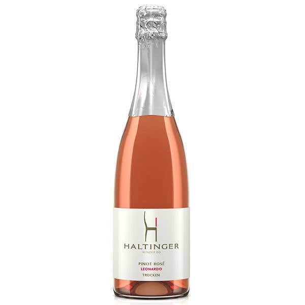 2019 Leonardo Pinot Rosé sparkling wine dry 0.75 l for wholesale by Haltinger Winzer eG