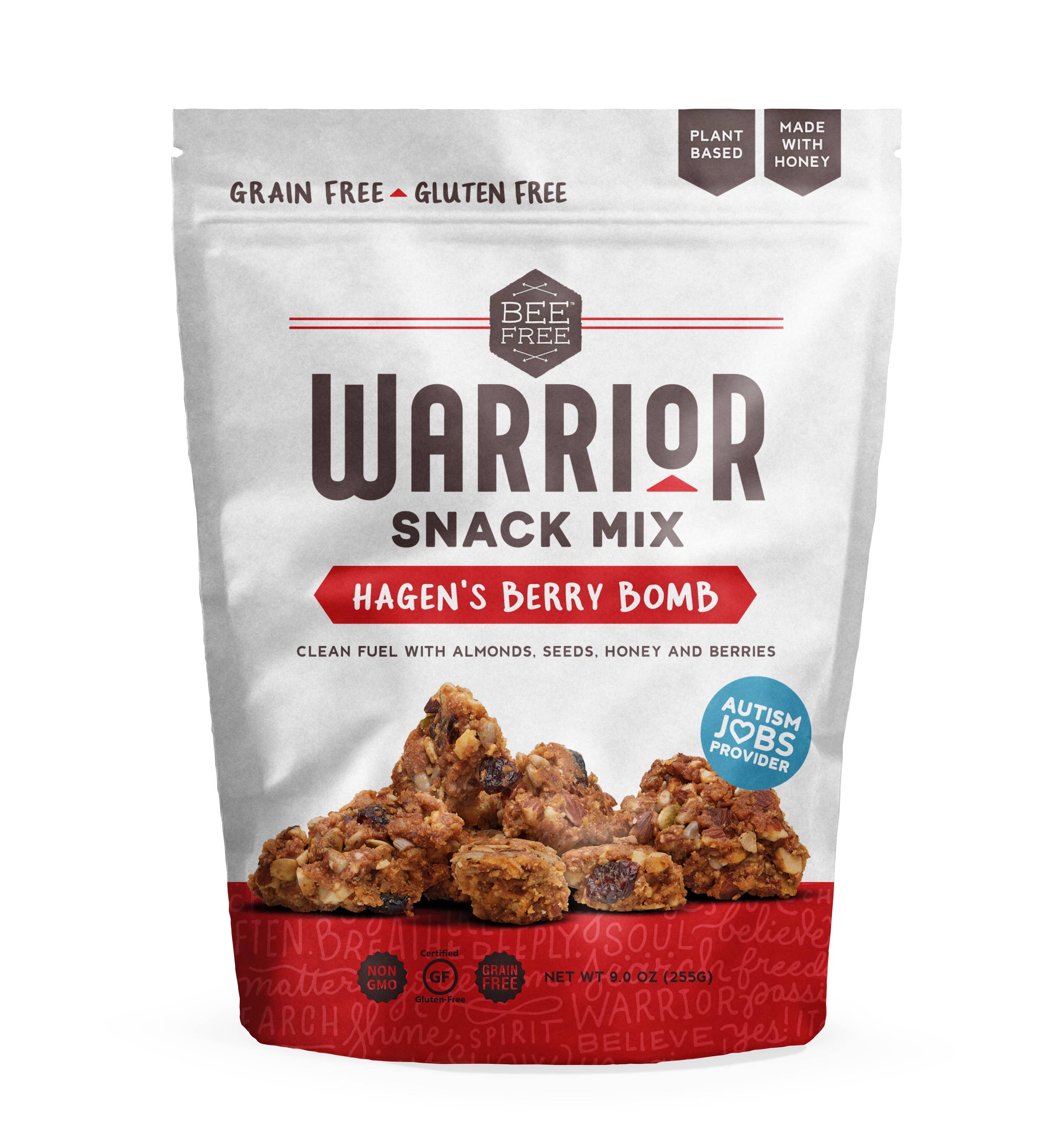 BeeFree LLC. - Wholesale Granola - Gluten Free Granola Snack: Berry, 9 oz.