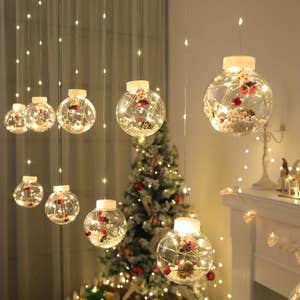 Outdoor Waterproof Battery Box Star Ring Hanging Paper Sheet Christmas  Decoration String Lights Pendant, Christmas, New Year, Valentine's Day  Decorati