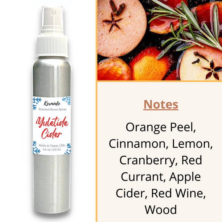 Yuletide Cider - Winter Christmas Holiday Room Spray - 3.6oz for wholesale by Kermode