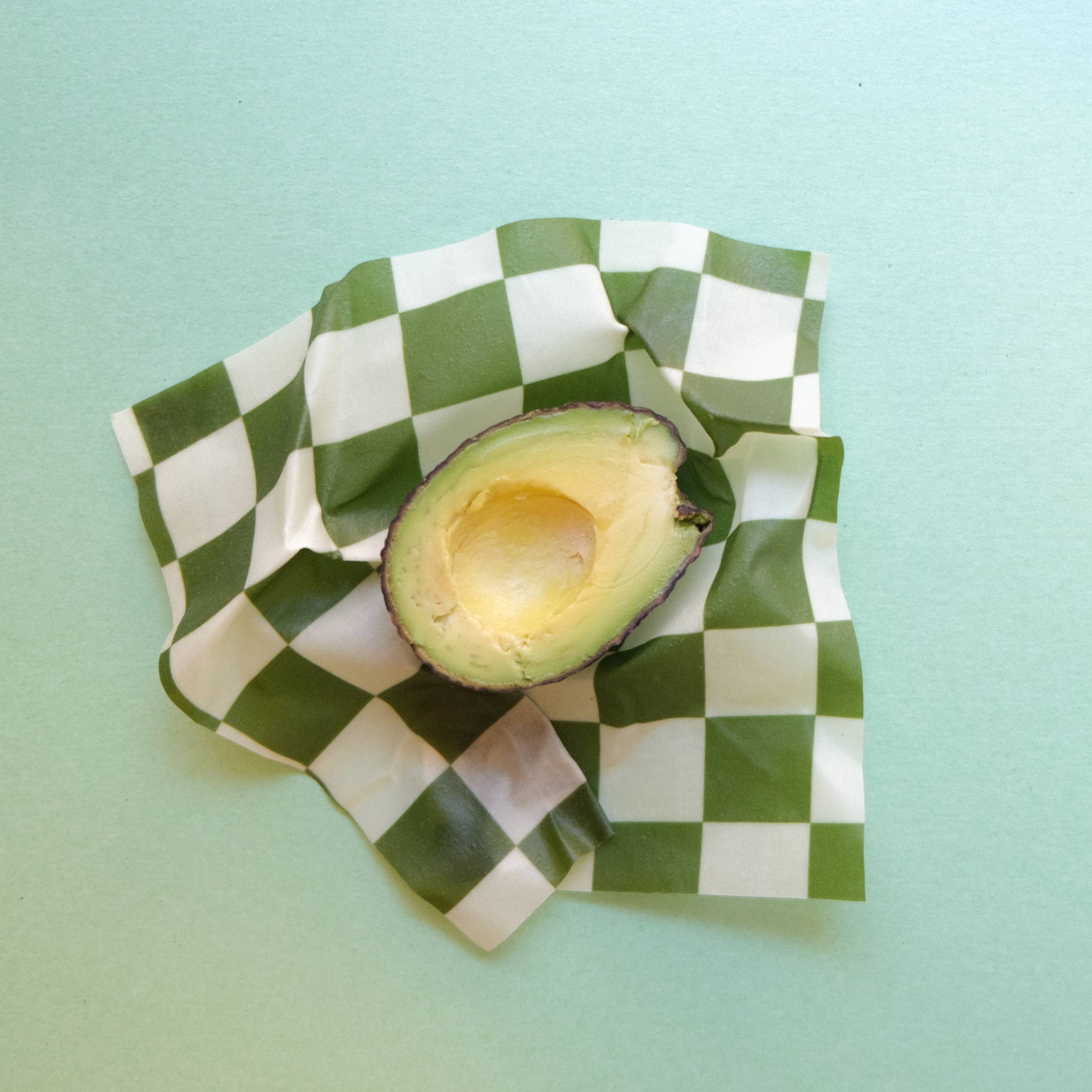 Bee Kitchen – Engroshandel Indpakning/pose til opbevaring af mad – Avocado Wrap Green Checkers