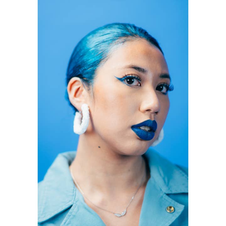 Seraphtive LLC - Wholesale Hoop Earrings - Itty Bitty Sunset Hoops in A Cloudy Dream3