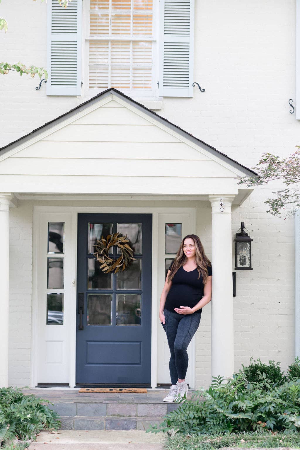 Berkley Clothing - Vente Legging tendance – maternité - Legging 7/8 taille haute ultra doux Cindy - Gris sidéral1