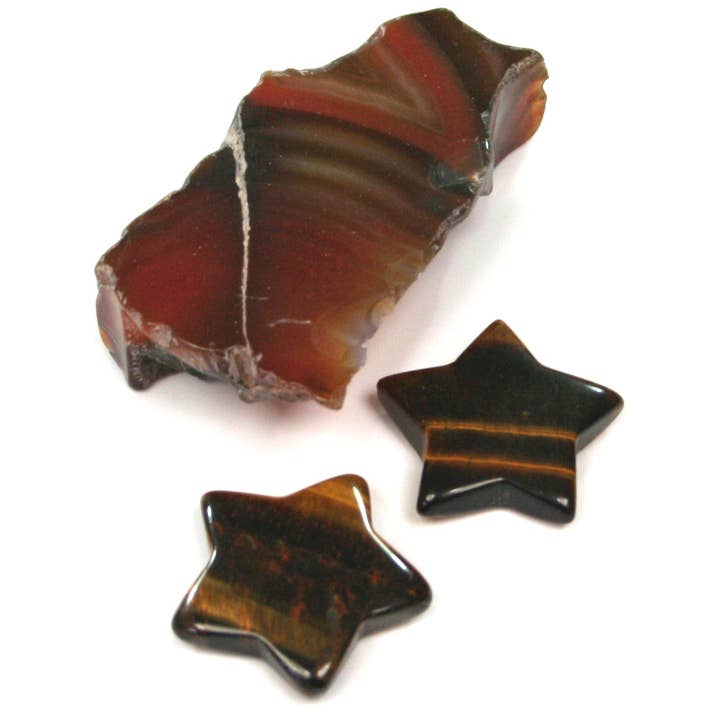 Rock Star Tigers Eye (Set of 10) for wholesale by Black Ginger