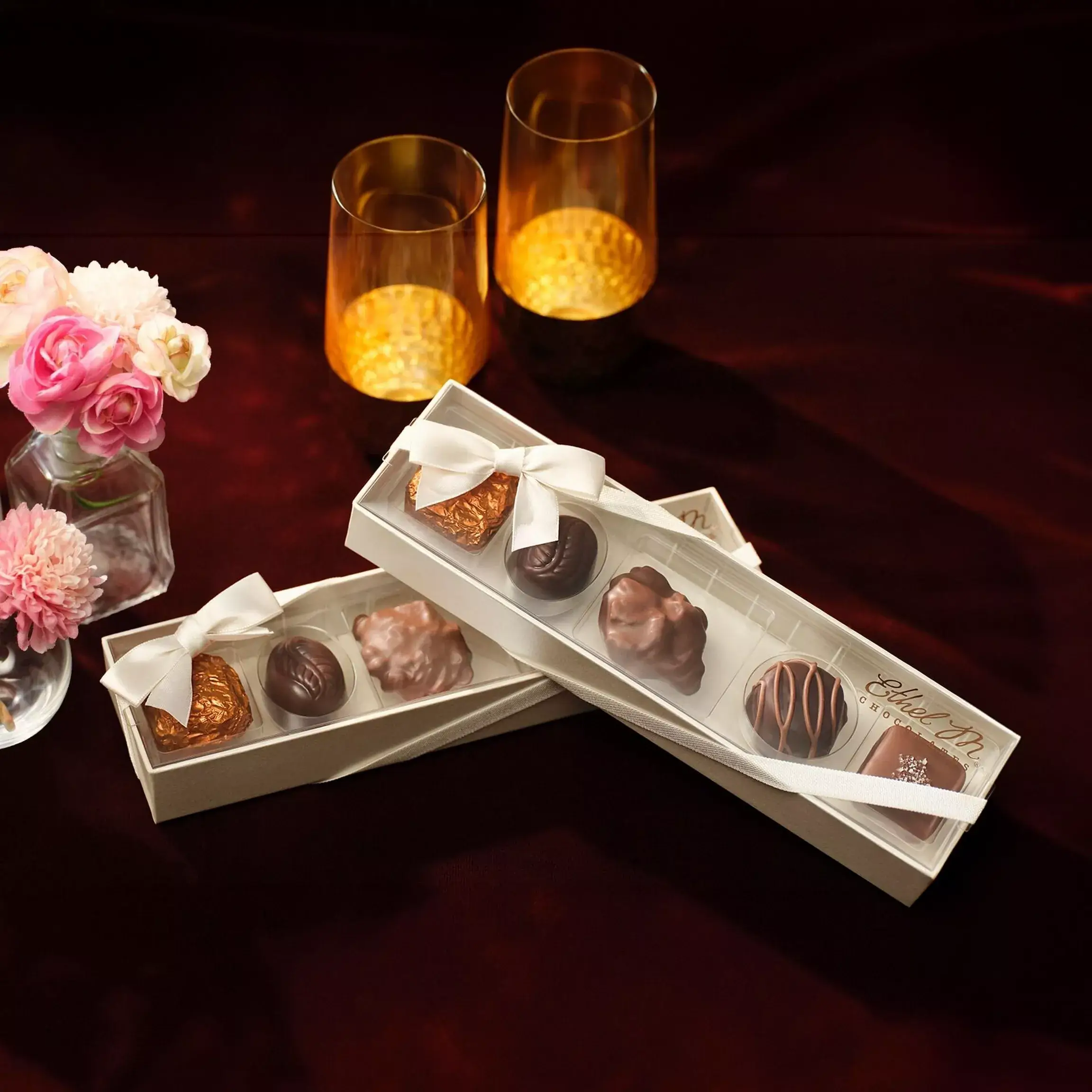 Ethel M Chocolates - Wholesale Chocolate Box - PREMIUM 5-PIECE CLASSIC SAMPLER1