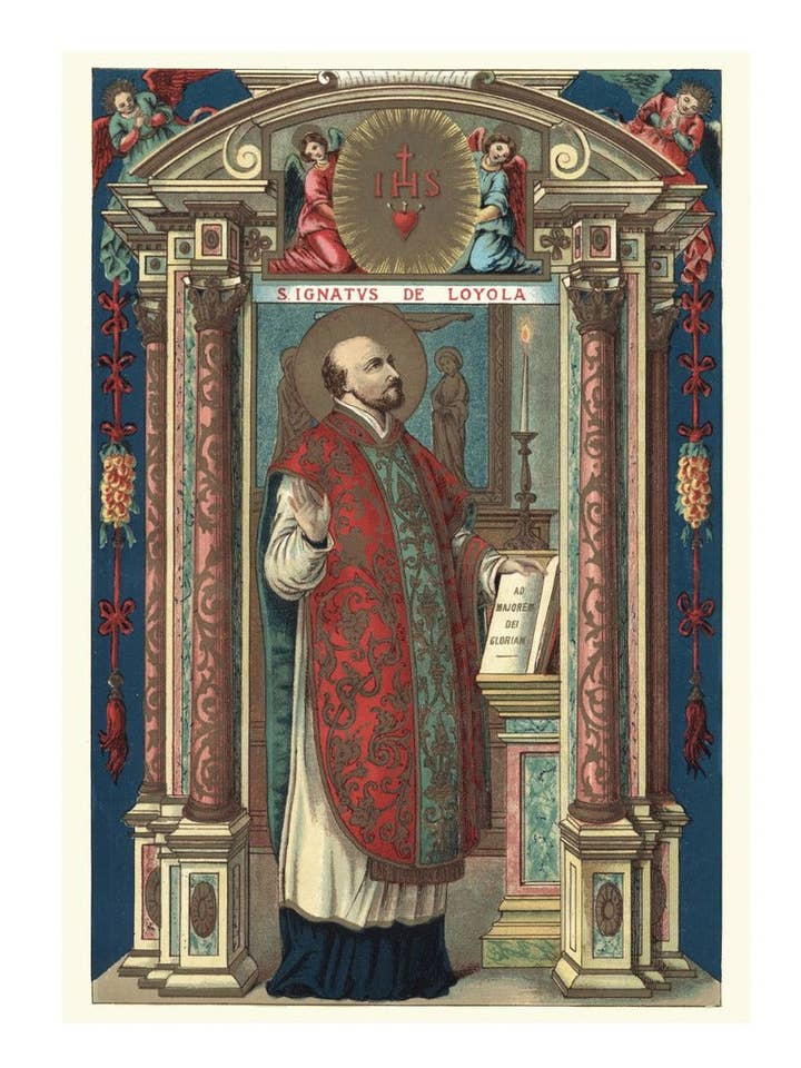 Saint Ignatius of Loyola Box of 10 Note Cards 4x5 266698 for wholesale by Sal Et Lux
