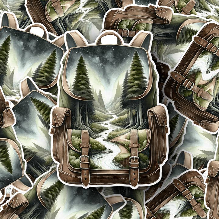 PiggyPrintStickers - Wholesale Sticker - Backpack Nature Sticker