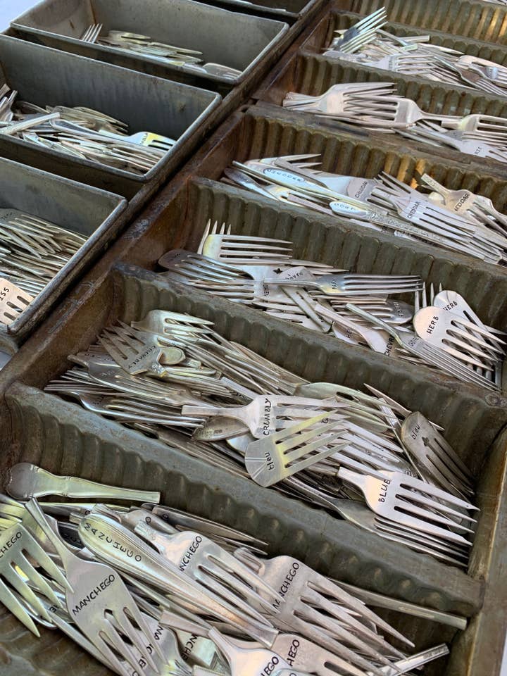 Assorted loose cheese markers - handle only for wholesale by Pumpernickel and Wry