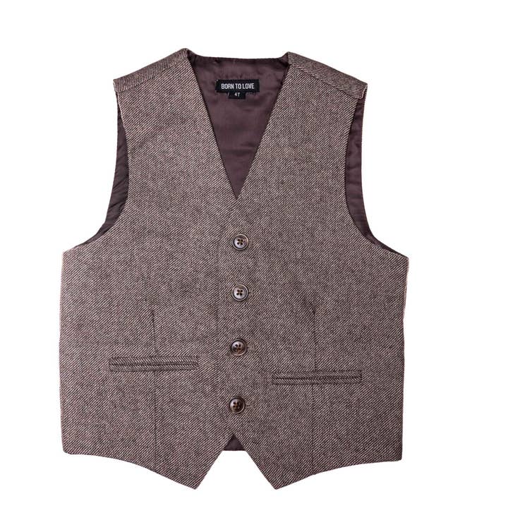 Débardeur Born To Love pour enfants, couleur beige, mode mariage pour la vente par Born To Love