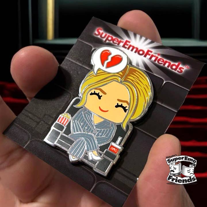 SuperEmoNicky Emaille Speldje voor wholesale door SuperEmoFriends