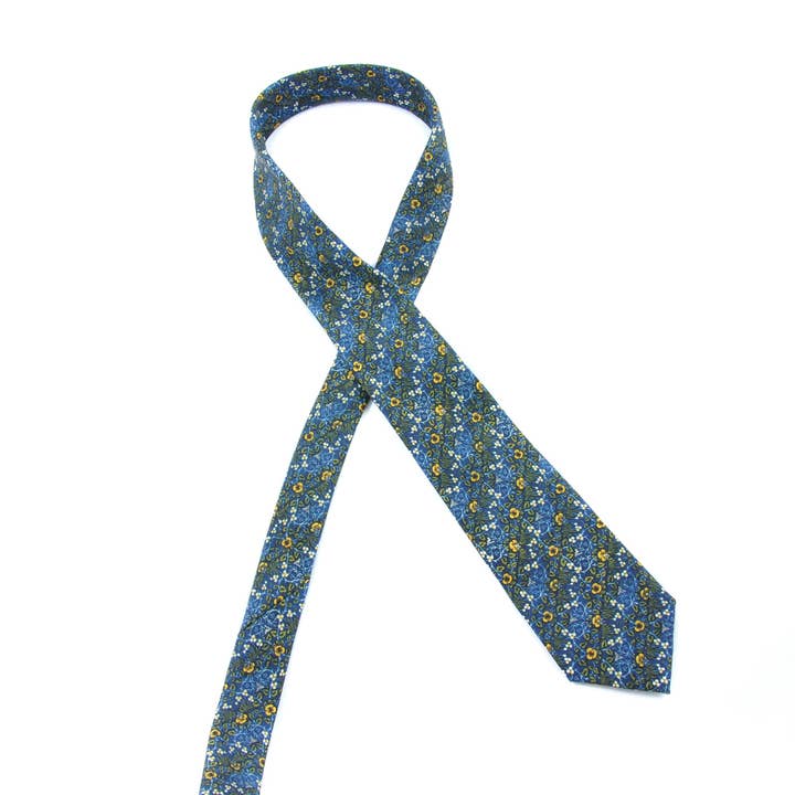 William Morris - Eyebright Tie for wholesale by David Watson