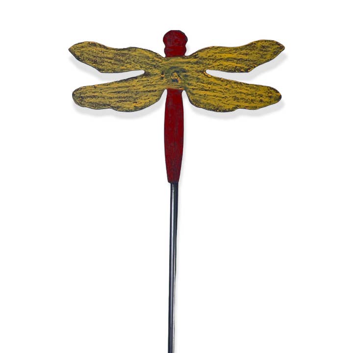 Whimsies - Wholesale Garden/Lawn Stake - Dragonfly plant stake garden 1st Anniversary house plant