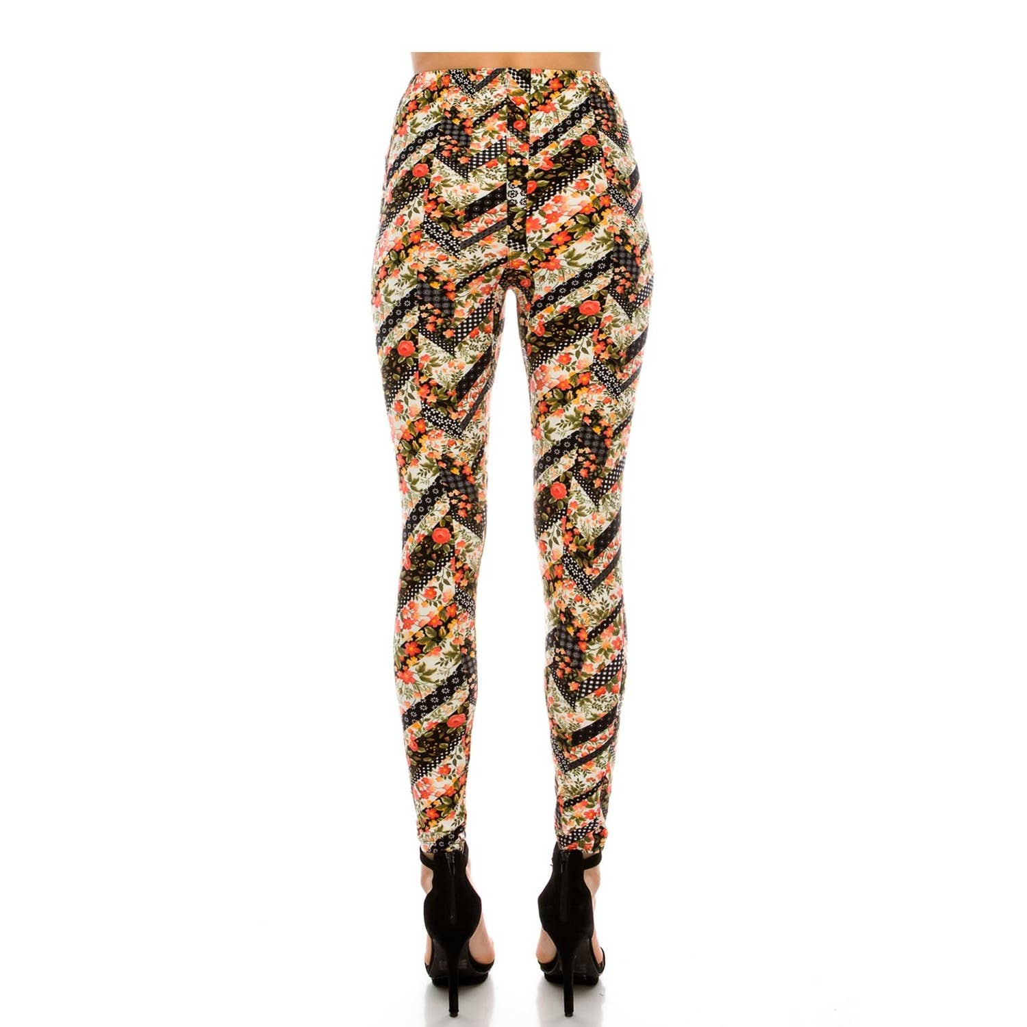 JHP Collection - Wholesale Fashion Leggings - Women's - WOMENS CASUAL MULTI COLOR BRUSHED FULL LEGGINGS14