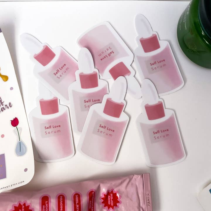 BlackCandyCo - Wholesale Sticker - Self-Love Serum Sticker2