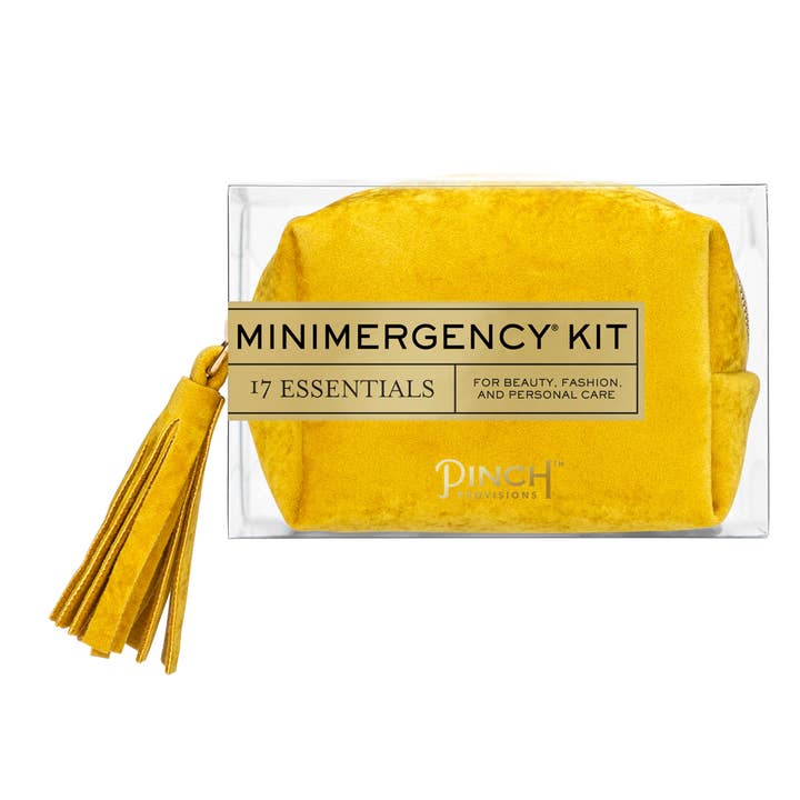 Pinch Provisions - Wholesale First Aid Kit - Velvet Tassel Minimergency Kit 4 Colors | Mother's Day Gifts