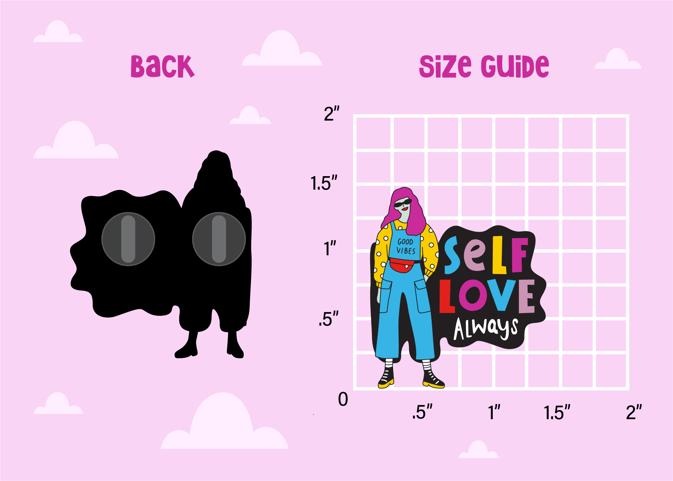 Neha Lee Designs - Wholesale Lapel Pin/Button - Self love always enamel pin1