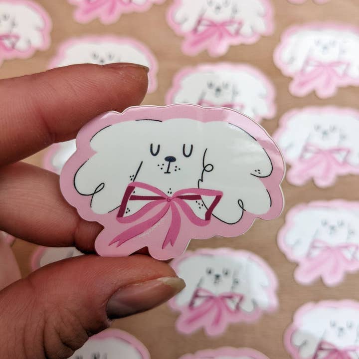 Cute Dog - Vinyl Sticker for wholesale by Uschie