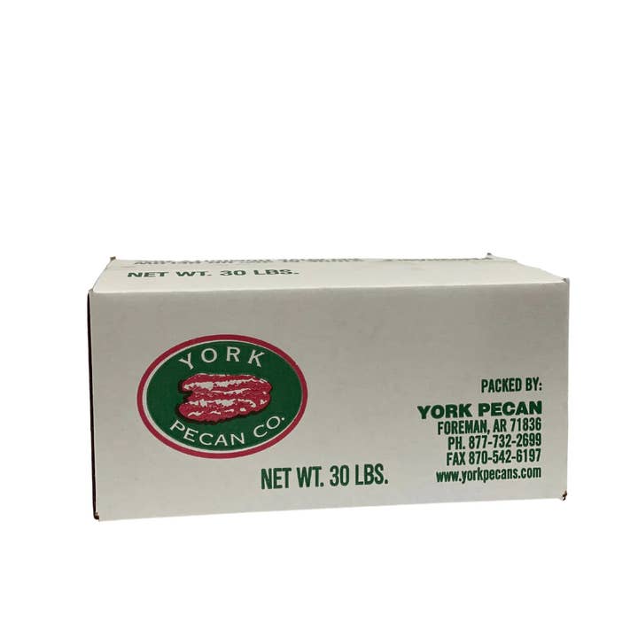 24 Pounds - Packaged Large Pecan Pieces for wholesale by York Pecan Company