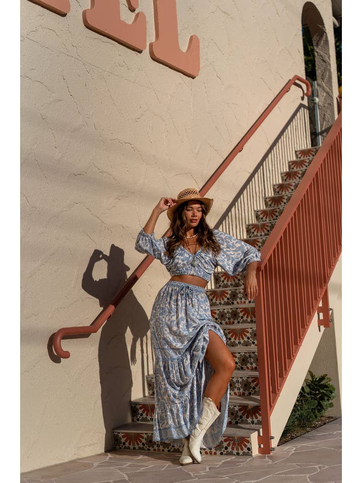 Barefoot Blonde Collection - Wholesale Skirt – Women’s - Arden Maxi Skirt6