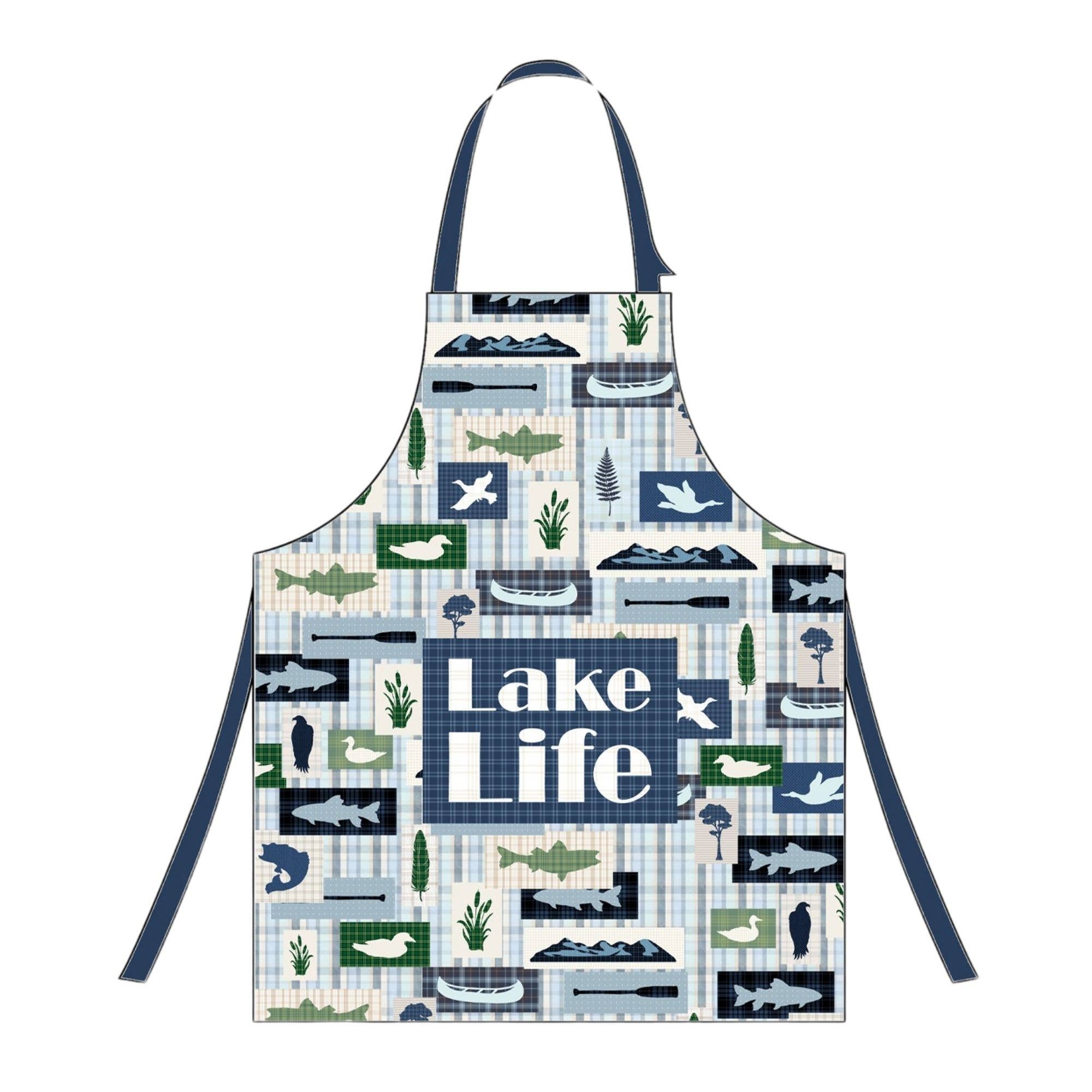 Duke Imports - Wholesale Apron - "By the Lake" Fishing-Themed Apron1