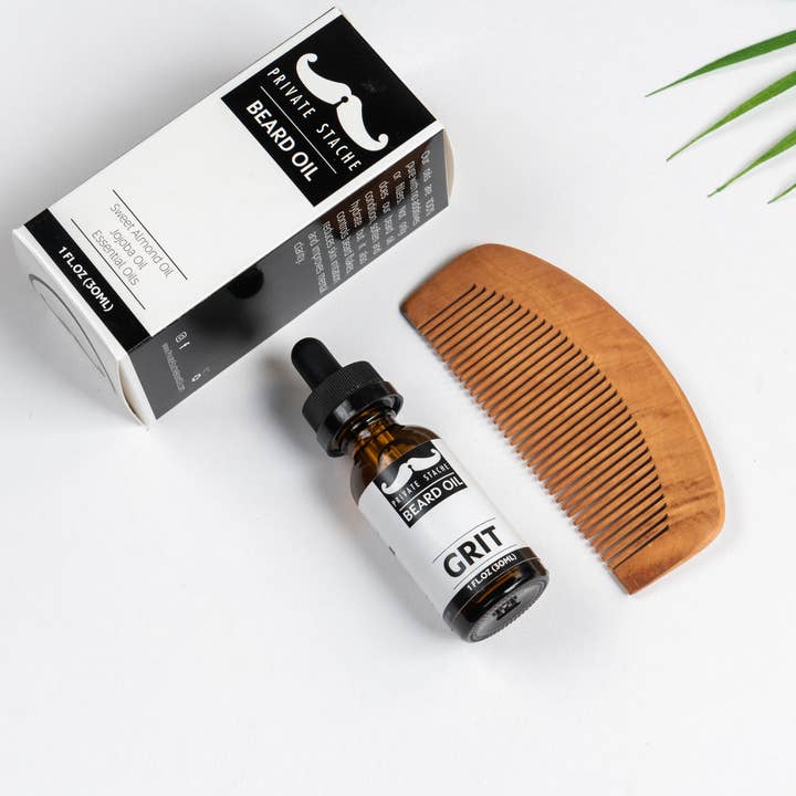 Beard Oil and Comb for wholesale by Private Stache