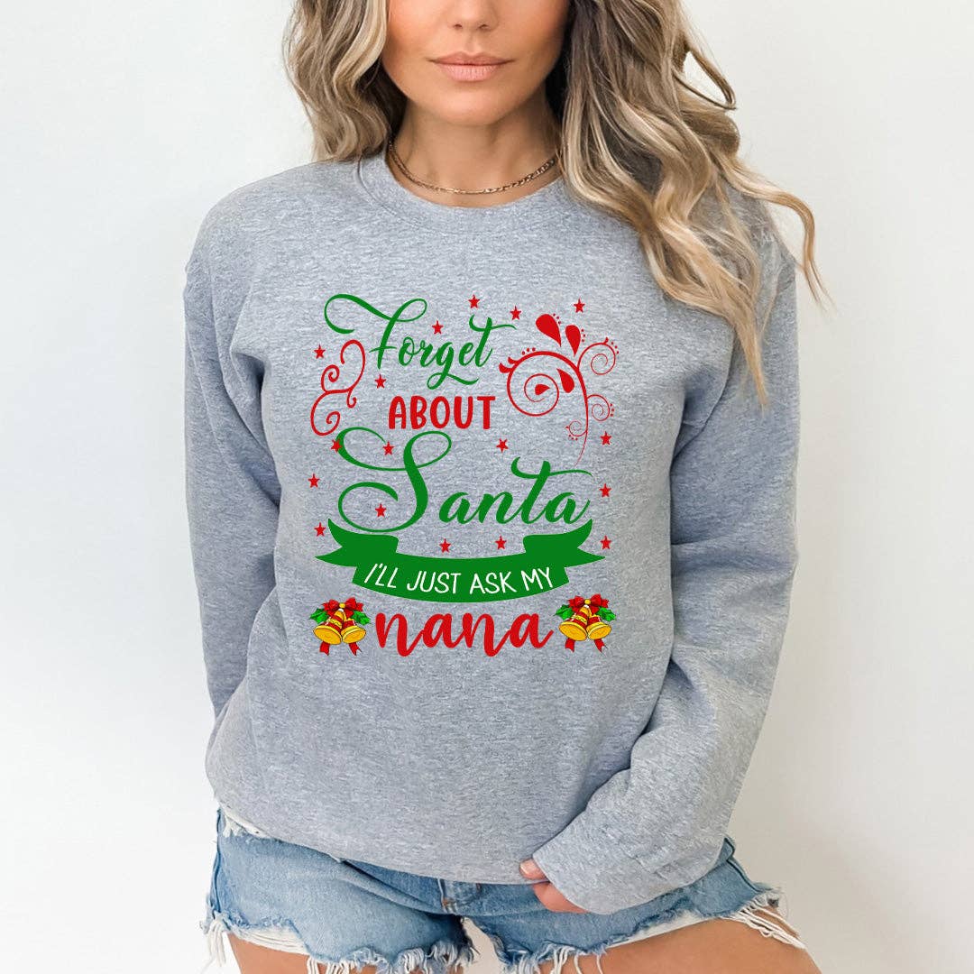 LA Shirt Company - Wholesale Graphic Sweatshirt - Women's - Forget About Santa - Sweatshirt & Hoodie2