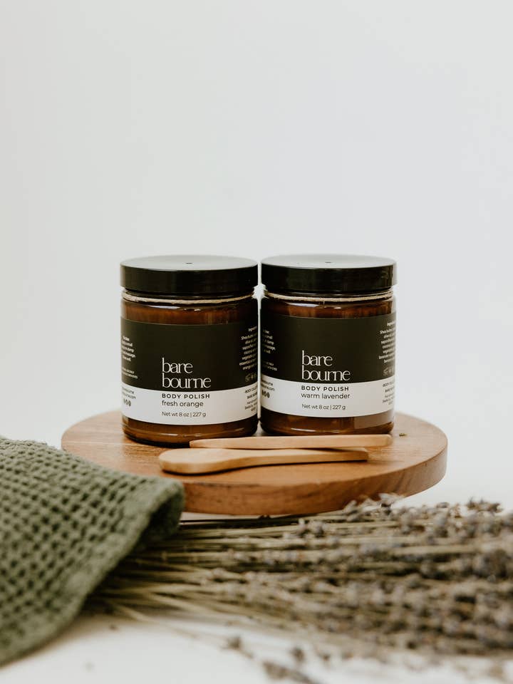 Sugar Scrub for wholesale by Bare Bourne