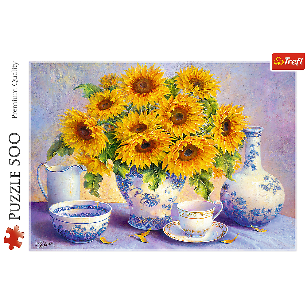 TREFL by Bridge Toys - Wholesale Puzzle - Adult - 500 Piece Trefl Jigsaw Puzzles, Sunflowers, Multicolor2