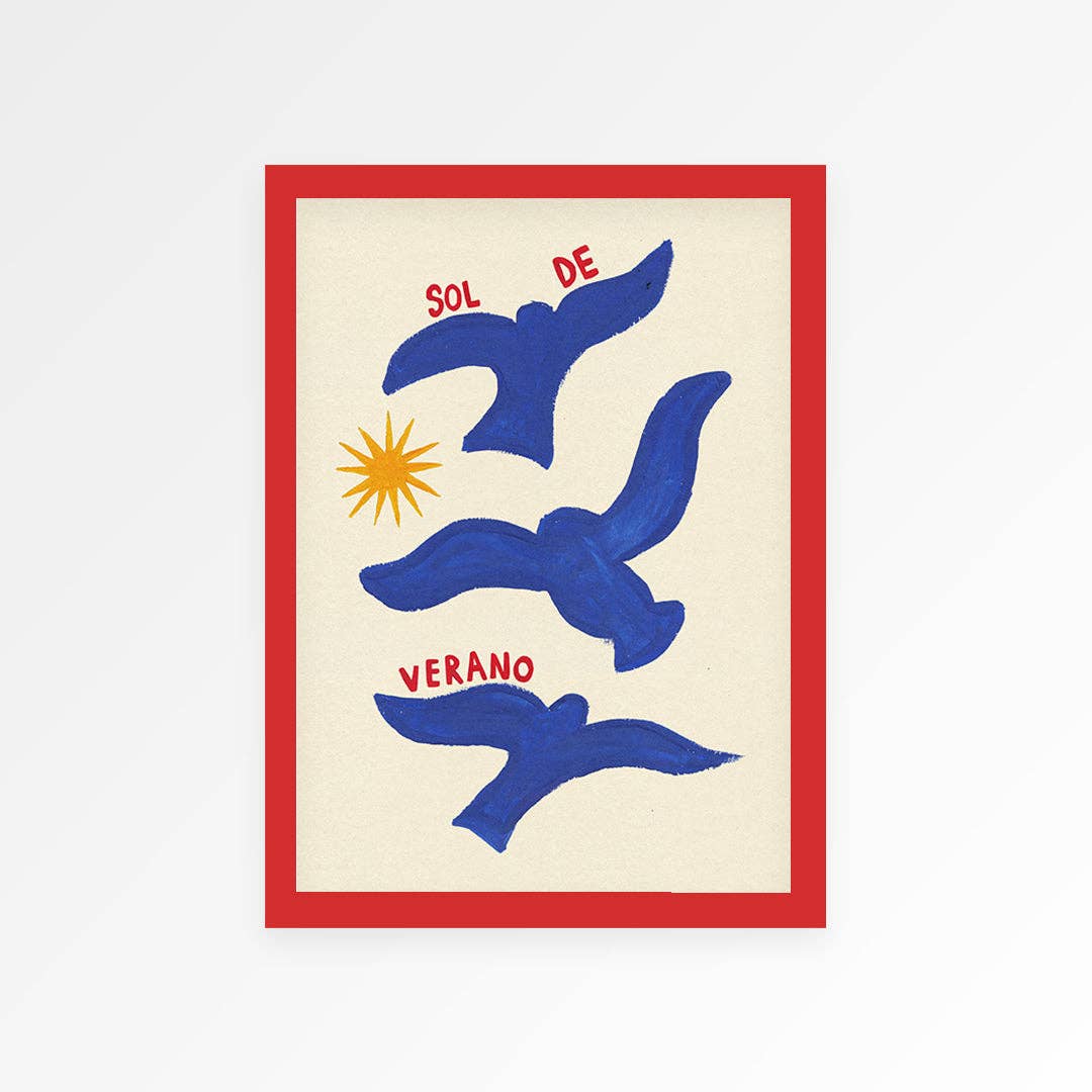 Proper Good – Großhandel Kunstdruck – Handbemalter Druck mit Möwen6