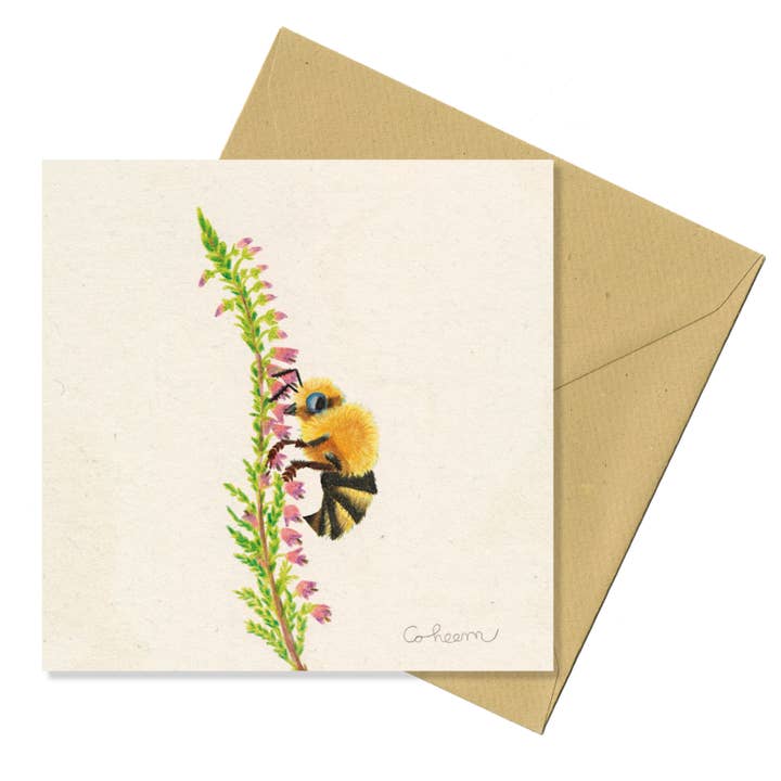 Carte postale : Abeille et fleur pour la vente par Coheem