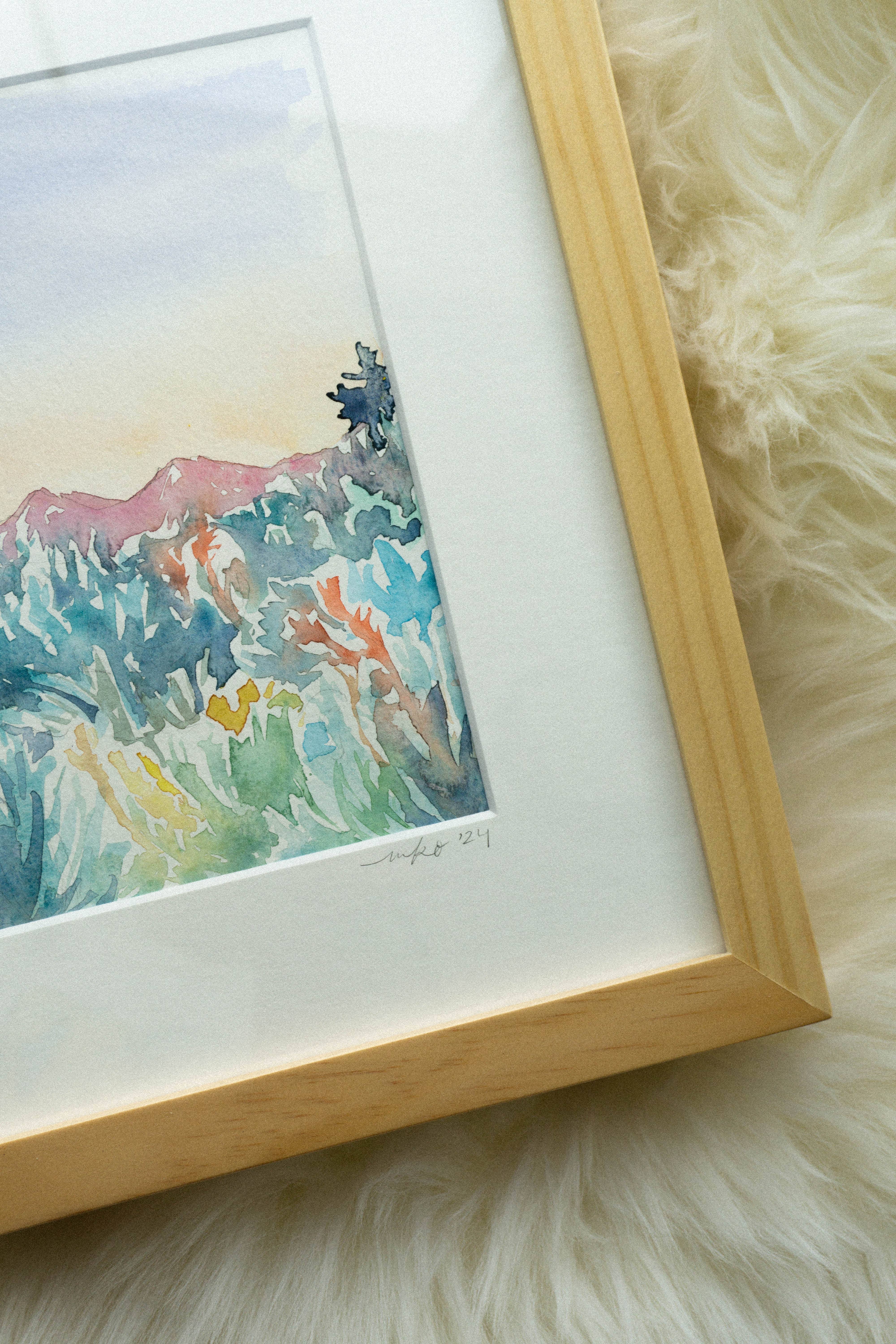 Mel K. Olrich Art - Wholesale Art Print - Southwest Colorado landscape with wildflowers and sagebrush6