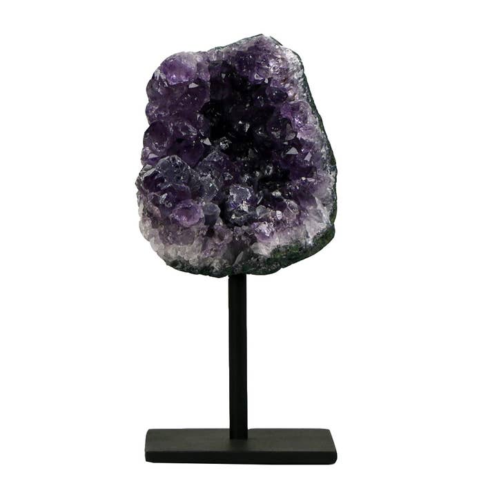 Blue Ocean Traders - Wholesale Decorative Tabletop Object - Amethyst Druze with Pedestal